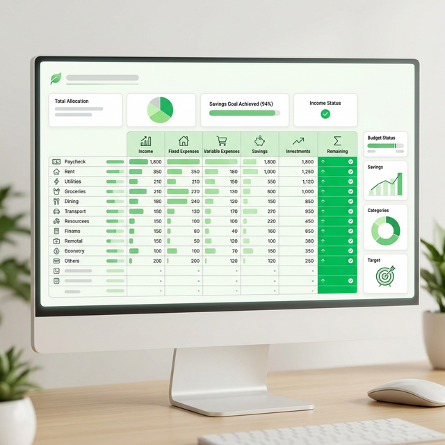 ¿Cómo hacer un presupuesto mensual?